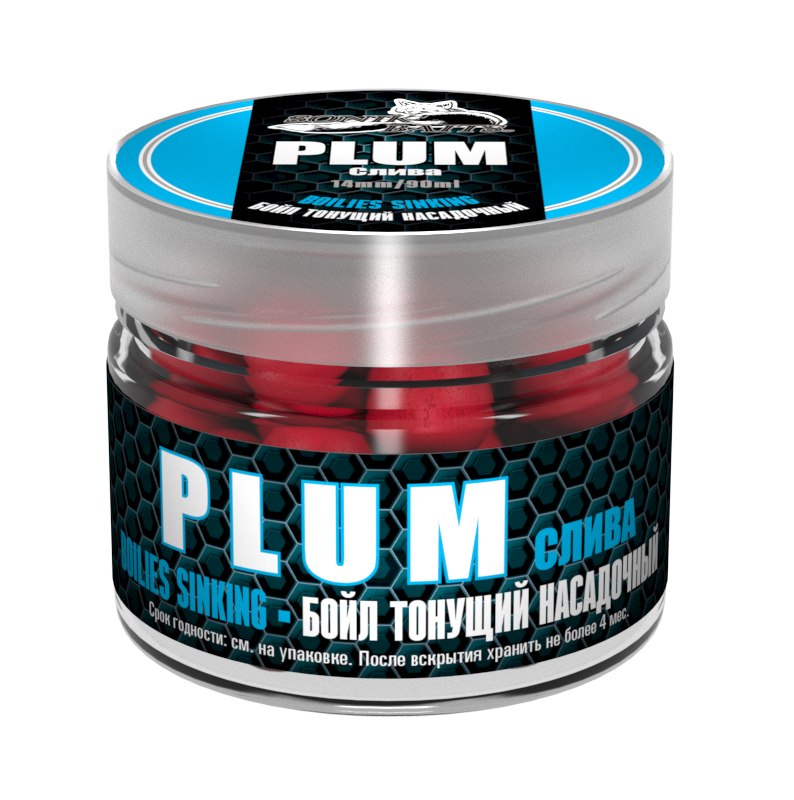 Бойл насадочный тонущий SONIK BAITS 14 мм Plum (Слива) 90мл