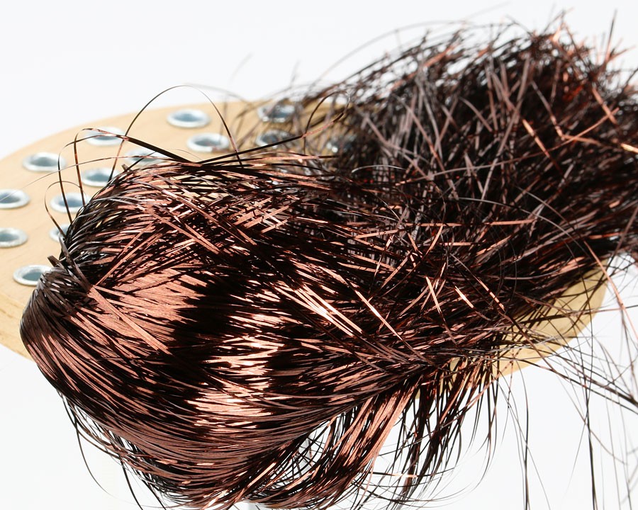 Sybai Синтетическое волокно Tinsel Hair, Copper Brown