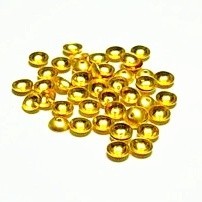 Чешуйки круглые d 4мм, латунь (20шт)