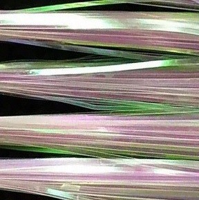 RiverLab Волокна синтетические плоские Flashabou WHITE