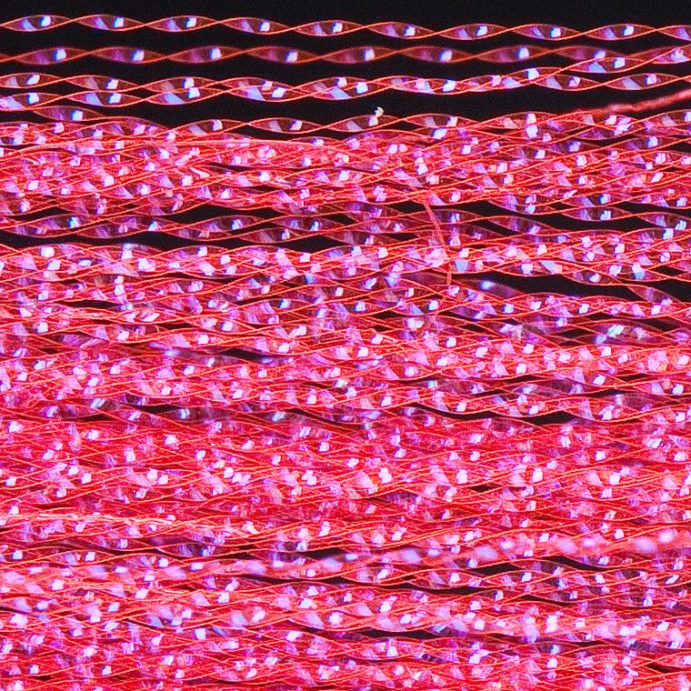 HENDS Синтетическое волокно Krystal Flash - UV Ice Effect UV Pink/Red #107