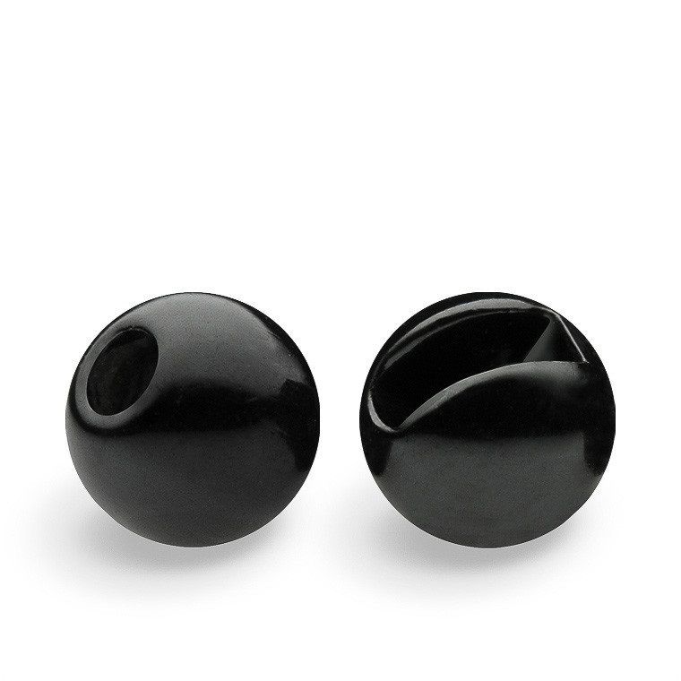 FLY-FISHING Вольфрамовые головки с вырезом 3.3 мм (10 шт.) BLACK PAINTING