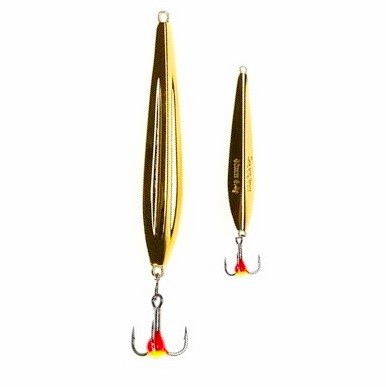 Блесна вертикал. зим. Lucky John FIN BLADE с тр. 60мм G блистер