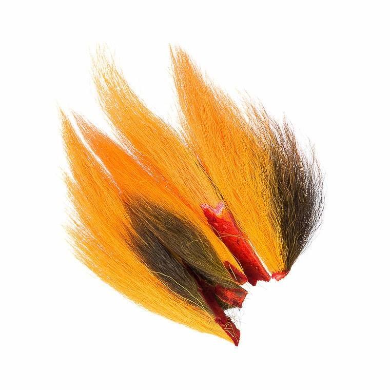 WAPSI Кусочки хвоста оленя Bucktail Pieces FL.ORANGE
