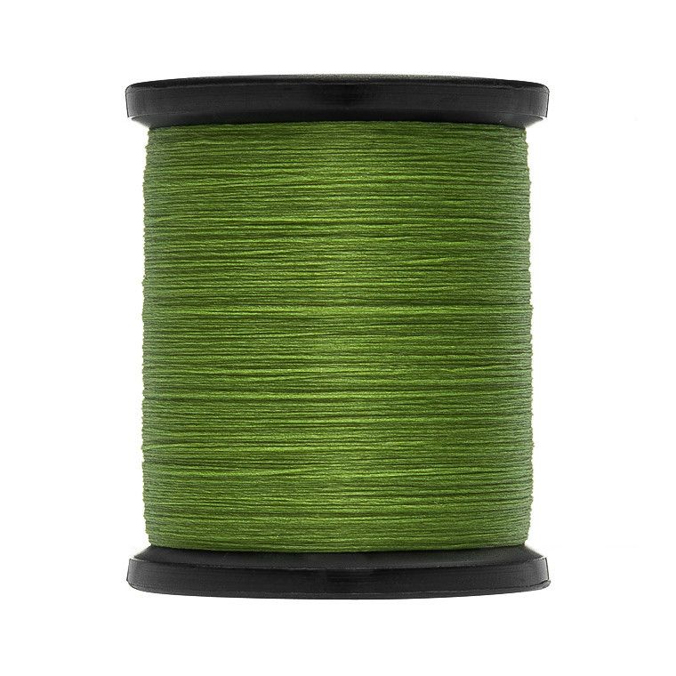 UNI Монтажная нить Thread 6/0 200y Olive (вощеная)