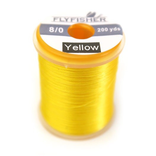 FLYFISHER Монтажная нить 8/0 180м YELLOW