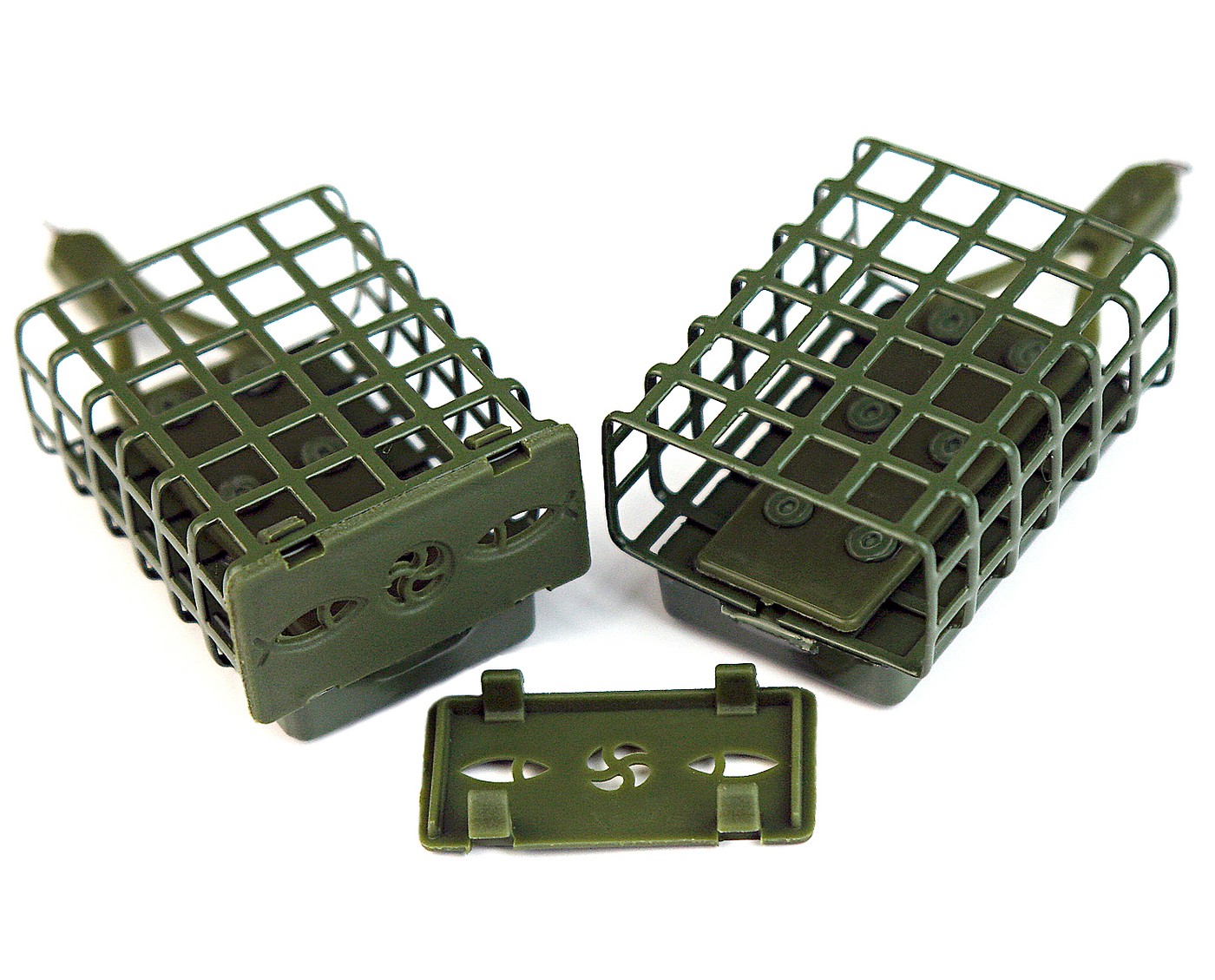 Кормушка прямоуг. крашенная с дном Лиман Feeder SPORT 100гр 