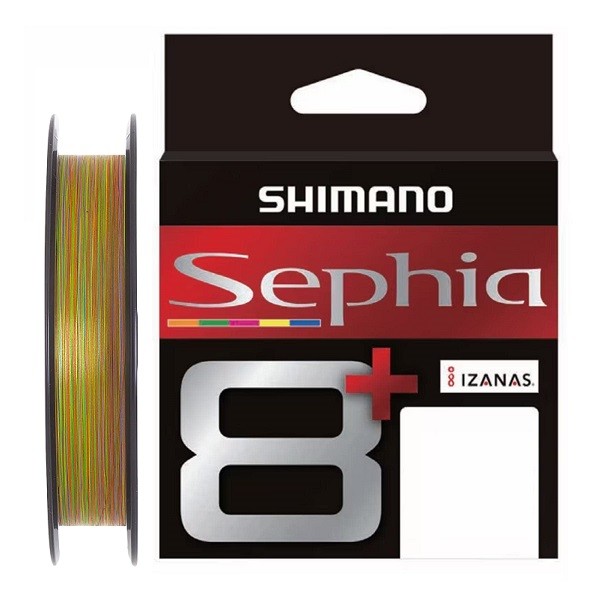 Леска плетеная SHIMANO Sephia 8+ 150м Multicolor #0.4, 0,104 мм (4,2 кг)