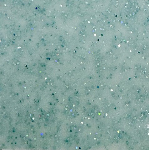 JPF Силикон светонакопительный Wakasagi Glow 5х5см, #41 светло-голубой с блестками