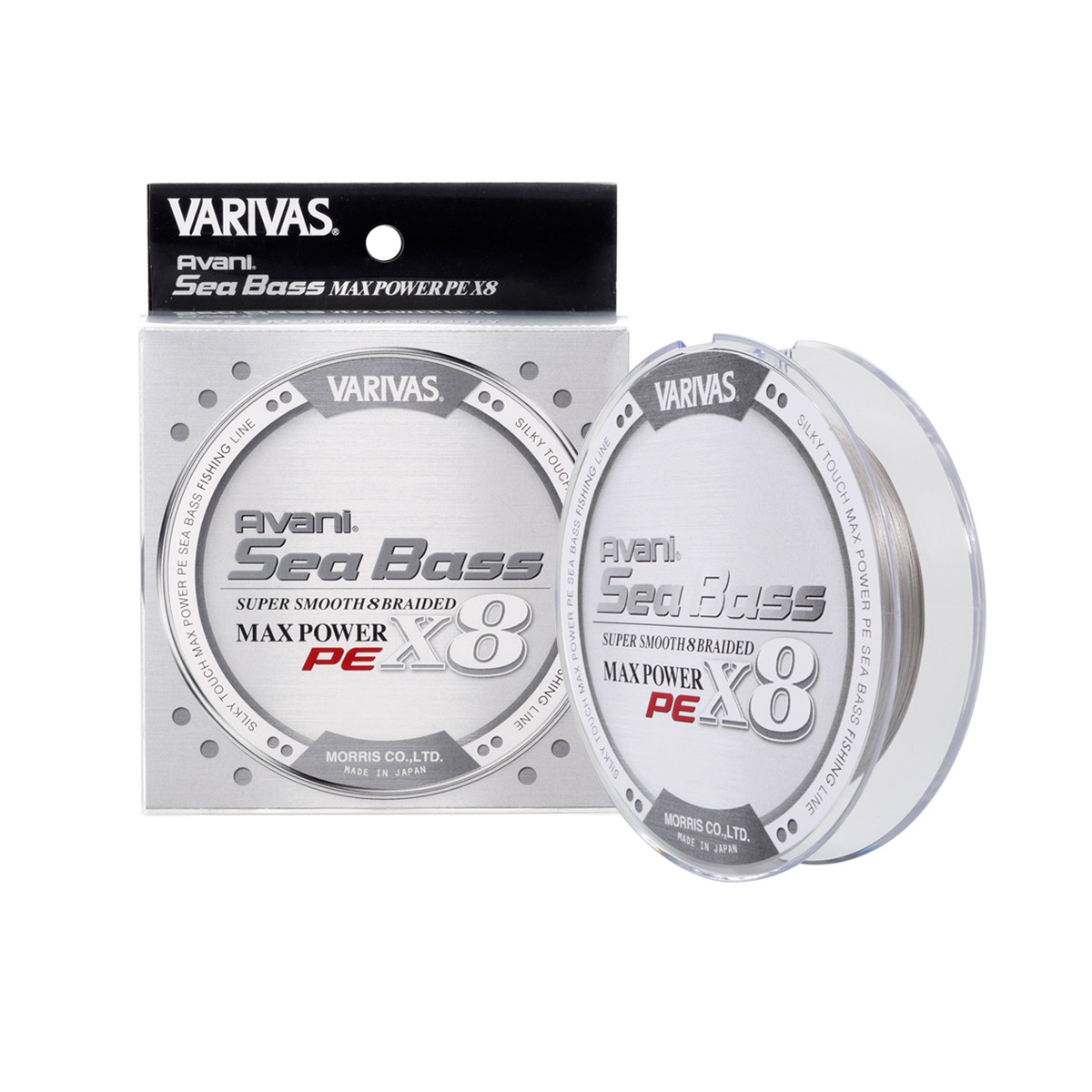 Шнур VARIVAS Avani Sea Bass Max Power X8 Stealthgray 150м, #1.0, 0,165мм (9,17 кг)