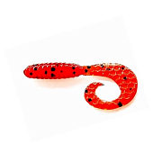 Приманка ATTACK Curly Grub 0,8" цв. RS-008 blood