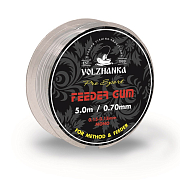 Фидерная резина Volzahanka Feeder-Gum, 0,5 мм/5 м