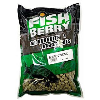 FISHBERRY Пеллетс карповый 8мм ЧЕСНОК 1кг