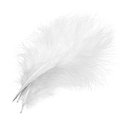 FLY-FISHING Перья марабу MARABOU PLUMES SELECT Natural White