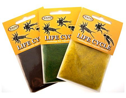 WAPSI Даббинг Life Cycle Caddis Dubbing CADDIS GREEN #072
