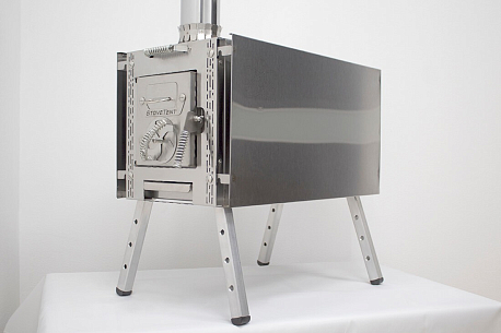 Печь "Камин" Atomstove Берег Средняя стеклянные экраны