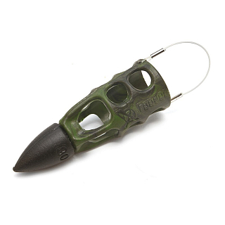  Кормушка фидерная X-FEEDER PL CAMO BULLET METEOR M  80 гр (30мл, цвет Camo)