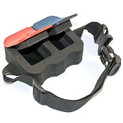 Мотыльница CARGO EVA 25+30мл двойная с ремнем красно-синяя