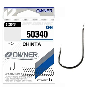 Одинарный крючок OWNER 50340-14, 17шт