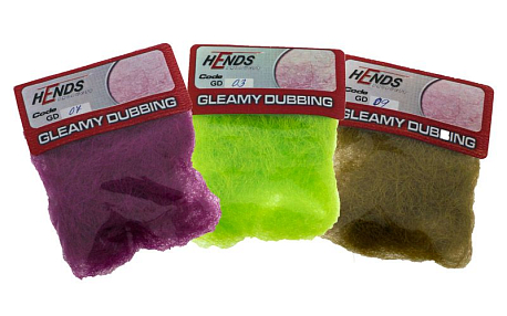  Даббинг HENDS products Gleamy Dubbing Green Fluo #03