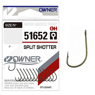 Одинарный крючок OWNER 51652-08 Green, 13шт