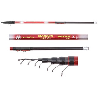 Удилище с/к "Волжанка Модерн" 6.0м (6 секций) тест до 25гр (IM7)