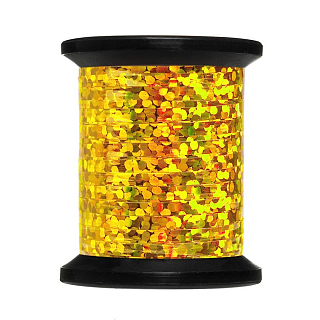 UNI Плоский люрекс UNI-Mylar #14 Holographic Gold 1/32"