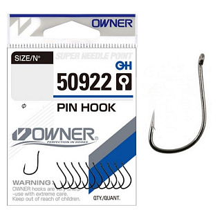 Одинарный крючок OWNER 50922-14, 12шт