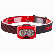 Фонарь налобный светодиод. СПУТНИК SL542 (460Лм 3+5W, сенсорный, аккумуляторный)