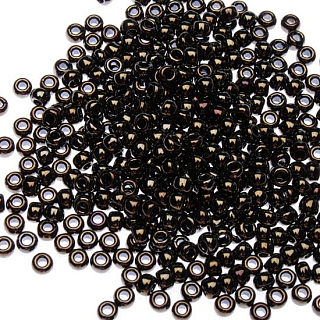 Дикая Речка Бисер калиброванный medium, 83 Black Gloss, 3гр.