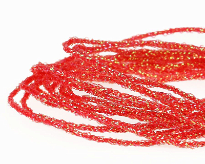 Sybai Плетеный шнур Pearl SolidRib 1мм, Red