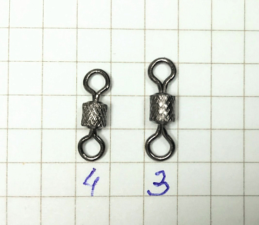 Вертлюг Rolling (американка) катанный  #4, цвет BC, уп.10 шт.