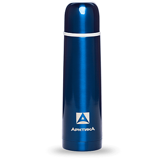 Термос Арктика 102-1000-BL 1,0 л (узкое горло) Синий металлик