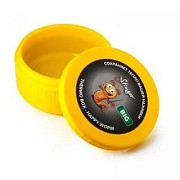 Термокоробка для наживки Stinger Happy Worm 75мм, желтая