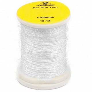 VENIARD Нить с вкраплениями даббинга Pro Dub yarn UV White