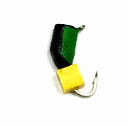 Мормышка TrueWeight "ГвоздеКубик" фосфор 3 мм, кубик Сырный