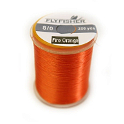 FLYFISHER Монтажная нить 8/0 180м FIRE ORANGE
