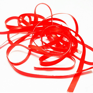 Zima&лето Пленка Nymph Skin полупрозрачная 3 мм, длина 15см, Red (10 полосок) 