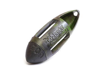  Кормушка фидерная X-FEEDER PL CAMO BULLET WINDOW M  30 гр (35мл, цвет Camo)