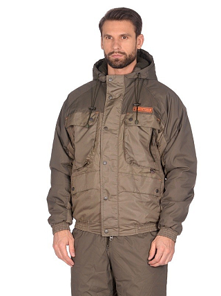Костюм демисезонный "Таймень" до-15°C, цв.хаки, тк.Breathable р.48-50/170-176