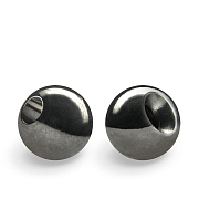 FLY-FISHING Латунные головки Brass Beads 2.8 mm (20 шт.) BLACK NICKEL