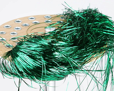 Sybai Синтетическое волокно Tinsel Hair, Green