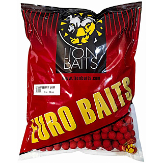 LION BAITS Бойлы 20 мм EURO STRAWBERRY JAM 5кг