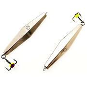 Зимняя блесна MF Ice "Кобона 7" 57 подвес нейзильбер-нейзильбер