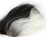 Sibay Мех исландской овцы Premium Icelandic Sheep, Natural Black & White