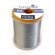 FLYFISHER Монтажная нить 8/0 180м GREY
