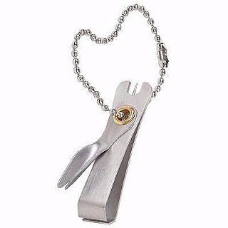 FLY-FISHING Кусачки для поводков ZF-206 LINE NIPPER WITH KNOT TYER 2”, SATIN, WITH CHAIN