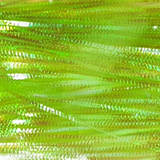 Ловитва Волокна синтетические плоские рифленые Flashabou GREEN