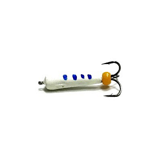 Мормышка вольфр. Золотой Плес Чертик 3х12мм лещевый с петлей фосфорный 1,1 гр