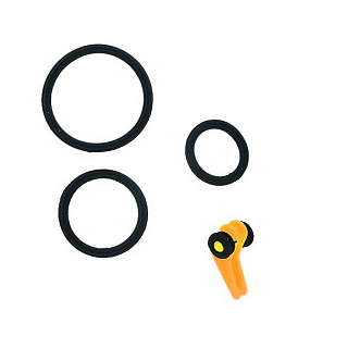 Держатель крючка на бланк удилища "FISH SEASON" ОРАНЖЕВЫЙ